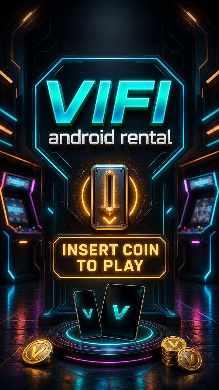 VIFI Android Rental waiting screen presentation artwork